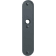 Product afbeelding voor HOPPE Veiligheidslangschild 3214 Ovaal Blind Met Krukgat 250x50mm Aluminium Zwart SKG3