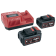 Product afbeelding voor FLEX Accu Power P-Set 55 R 2x Accu 5Ah 18V Met Snellader