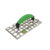 Product afbeelding voor Gasbetonschaaf 280x140x15mm Crocomax RVS Getand