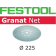 Product afbeelding voor Festool Netschuurmateriaal STF D225 P100 GR NET/25 Granat Net 25st