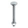 Product afbeelding voor Fis-Profi Slotbout M6x25mm Laagbolkop DIN603/555 Verzinkt 4.8 Met Moer 125st