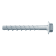Product afbeelding voor Fischer Betonschroef FBS II 6x60mm Zeskantkop Verzinkt 100st 546391