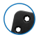 Product afbeelding voor BSW Veiligheidsglijlagerscharnier RD 818 BV 89x127x3mm Afgerond