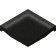 Product afbeelding voor Villeroy & Boch Hoek Pro Architectura 3.0 Pure Black 10x10cm Mat R10 2609C4910010