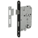 Product afbeelding voor Intersteel Dag- En Nachtslot PC55 Doornmaat 50mm Voorplaat Afgerond Zwart Met Sluitplaat