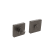 Product afbeelding voor Intersteel WC-Rozet Vierkant 55x55x10mm Zamak Antracietgrijs
