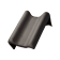 Product afbeelding voor Wienerberger Alegra 12 Gevelchaperonpan Links 70 Graden Leikleur Mat Engobe 703