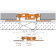 Product afbeelding voor Schlüter DILEX-ABT Bouwscheidingsvoegprofiel 10mm 25cm Aluminium ABT100