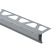 Product afbeelding voor Schlüter BARA-RAKE Randprofiel 10mm 250cm Alu Met Kleurcoating Grijs Metallic RAKE10GM