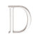 Product afbeelding voor Skantrae Huisletter Chroom D Titanium