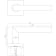 Product afbeelding voor Intersteel Deurkruk Vierkant Op Rozet 53x53x8mm Verdekt Met Nokken RVS