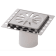 Product afbeelding voor RVS Renovatieput 100x100mm Inclusief Reukslot 60mm Inbouwdiepte 8mm