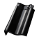 Product afbeelding voor Wienerberger Madura Gevelpan Links Zwart Edelengobe 745