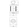 Product afbeelding voor Intersteel WC-Rozet Vierkant 55x55x10mm Zamak Zwart