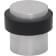 Product afbeelding voor Oxloc Deurbuffer Vloer 40x30mm Rond RVS/Rubber Zilver/Zwart