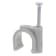 Product afbeelding voor Kabelclip 12mm Rond Grijs 70 Stuks