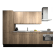 Product afbeelding voor Procasa Keuken 300cm Compleet Mountain Oak Inclusief Hoge Kast Met Koelvriescombinatie Links Vaatwasser Combi Magnetron Inductie Kookplaat En Afzuigkap