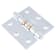Product afbeelding voor Starx Kogelscharnier Rechte Hoeken 76x76mm Verzinkt 3st