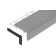 Product afbeelding voor Schlüter TREP-V60 Eindkap Links En Rechts PVC Grafietzwart E/TV60GS
