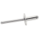 Product afbeelding voor Rapid Blindklinknagel XL 4.8x12mm Aluminium Met Boor 40st