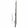 Product afbeelding voor Keralit Eindkap En Connector Rechts Voor 2817 Vergrijsd Ceder Classic Nerf 5st