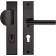 Product afbeelding voor Skantrae Hang&Sluitwerkpakket 86 231 L3 Zwart Sedna Recht Kruk-Knop Meerpuntssluiting En 4x AXA Scharnier