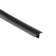 Product afbeelding voor Schlüter SHOWERPROFILE-WSC Lipinlegstuk Halfronde Lip 250cm PVC Grafietzwart SPWSC16GS