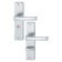 Product afbeelding voor HOPPE Deurkrukgarnituur Dubayy Kortschild Recht WC63/8 Aluminium F1