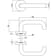Product afbeelding voor Intersteel Deurkruk Rond Op Onderrozet Kunststof 1 Paar 55x8mm 7mm Nokken RVS