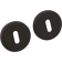 Product afbeelding voor Oxloc Sleutelrozet Rond 54x8mm RVS Met Onderrozet Staal Zwart