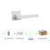 Product afbeelding voor Skantrae Hang&Sluitwerkpakket 2042 Squared 16 Reg+Toilet+Slot Wit