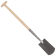 Product afbeelding voor ProOne Spade Blank Geslepen Hals en Gelakte Steel