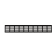 Product afbeelding voor Plintrooster 500x80mm Aluminium Zwart