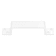 Product afbeelding voor Impresso Meubelgreep 110mm Aluminium Wit