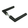 Product afbeelding voor AMI Deurkruk 374 L-Model 53/57mm Aluminium Zwart Paar