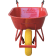Product afbeelding voor Kelfort Kruiwagen Quad 85L 4ply Anti-lekband Rood