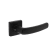 Product afbeelding voor Intersteel Deurkruk Denham Met Rozet 1 Paar 55x55x10mm 7mm Nokken Alu/Zwart