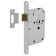 Product afbeelding voor Intersteel Loopslot Doornmaat 50mm Voorplaat Afgerond Wit Met Sluitplaat