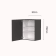 Product afbeelding voor Keller Bovenkast B6078R Met 1 Deur En 2 Legplanken 60x78cm Rechts PG200