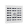 Product afbeelding voor Schuifrooster Met Gaas 200x200mm Aluminium Wit