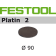 Product afbeelding voor Festool Schuurschijf STF D 90/0 S2000 PL2/15 Platin 2 15st