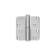 Product afbeelding voor Intersteel Kogelstiftpaumelle Ronde Hoeken 89x89mm Rechts RVS