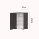 Product afbeelding voor Keller Bovenkast B6091L Met 1 Deur En 3 Legplanken 60x91cm Links PG300