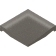 Product afbeelding voor Villeroy & Boch Hoek Pro Architectura 3.0 Solid Grey 10x10cm Mat R10 2609C4900010
