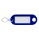 Product afbeelding voor DX Sleutellabel Met Oog En S-haak Donkerblauw Kunststof 100st