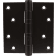 Product afbeelding voor Oxloc Kogellagerscharnier Rechte Hoeken 89x89mm Zwart 1st