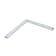 Product afbeelding voor Super Prof Hoekwandrij Trapezium Profiel 75x17x1,8mm 750mm Aluminium