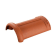 Product afbeelding voor Wienerberger Halfronde Vorst 230mm Antraciet Engobe 736