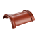 Product afbeelding voor Wienerberger Halfronde Vorst Vario 225mm Rood Satinet 610 Deest