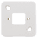 Product afbeelding voor Attema P25 Montageplaat Opbouw Enkel Polarwit